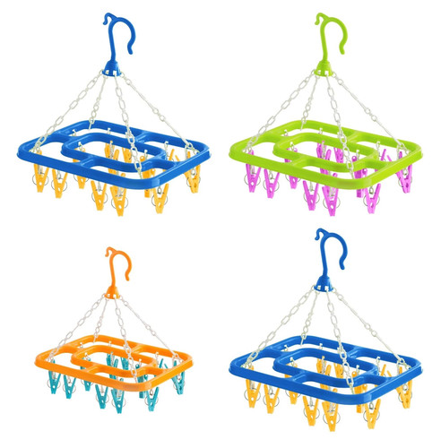 2x18 pegs clothes airer hanger - 2x18,