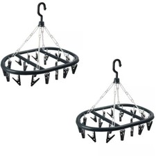 2 PACK Peg Dryer 40 Clip Sock