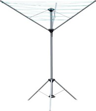 Portable 3 Arm Rotary Clothes