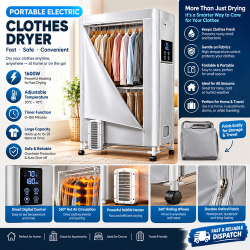 Electric clothes dryer - electric,