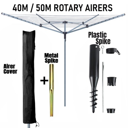 40m 50m garden rotary airer - airer, 4