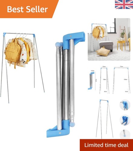 Portable foldable clothes - clothes, rack