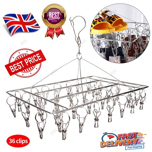 Metal clothes airer - metal,
