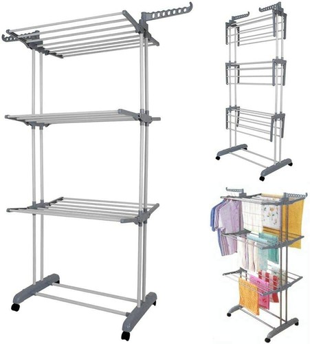 Tier foldable clothes airer - 3,