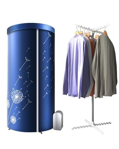 Portable heated clothes airer - heated,